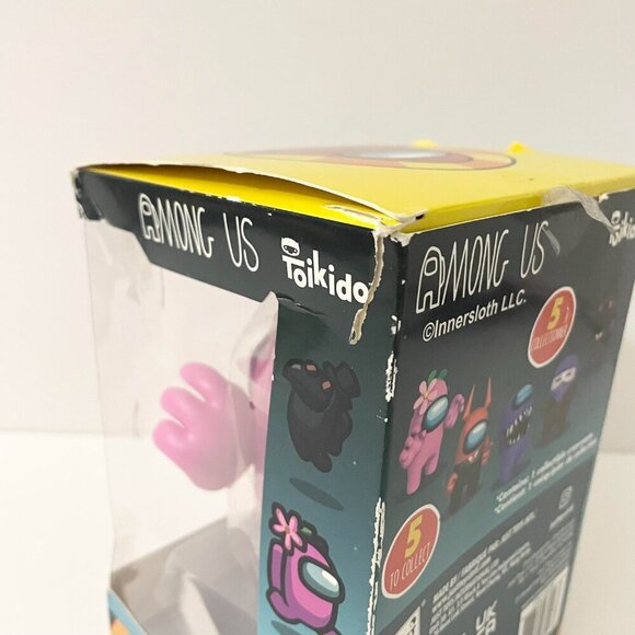Among Us Crewmates Pink With Flower Toikido Collectible Figure Figurine - Picture 6 of 16